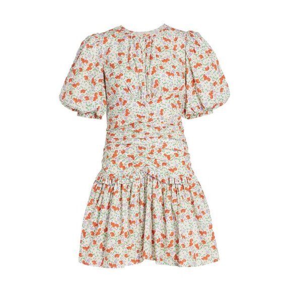 NWOT byTiMo Festive Cotton Mini Dress size M - Picture 4 of 9